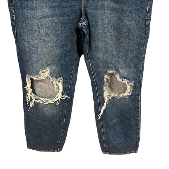 GOOD AMERICAN Good Vintage Straight Ripped /Destroyed Jeans Size 8 / 29 - Picture 8 of 9